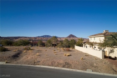 Prime elevated .43 acre lot with lake and mountain views from on South Shore At Lake Las Vegas in Nevada - for sale on GolfHomes.com, golf home, golf lot