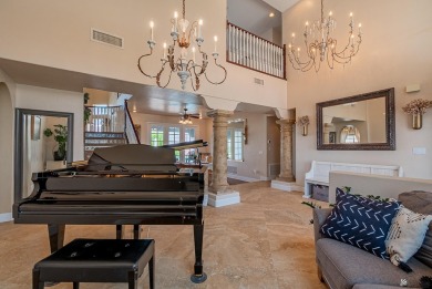 This custom home in the Dunes neighborhood is ready for new on Desert Hills Golf Course in Arizona - for sale on GolfHomes.com, golf home, golf lot