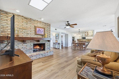 Located at the end of a quiet cul-de-sac on the 8th hole of the on Sun City Lakes West and East in Arizona - for sale on GolfHomes.com, golf home, golf lot