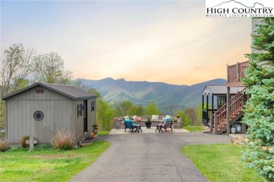 Sunset views, solar power, and space for everyone--this on Mountain Aire Golf Course in North Carolina - for sale on GolfHomes.com, golf home, golf lot