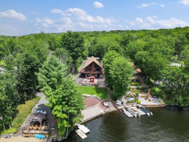 Roamingwood Lakefront Home with Stunning Straight-On Views - on The Hideout Golf in Pennsylvania - for sale on GolfHomes.com, golf home, golf lot