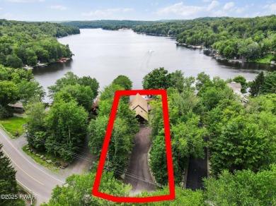 Roamingwood Lakefront Home with Stunning Straight-On Views - on The Hideout Golf in Pennsylvania - for sale on GolfHomes.com, golf home, golf lot