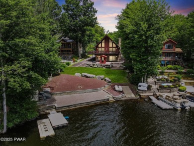Roamingwood Lakefront Home with Stunning Straight-On Views - on The Hideout Golf in Pennsylvania - for sale on GolfHomes.com, golf home, golf lot