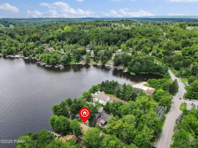 Roamingwood Lakefront Home with Stunning Straight-On Views - on The Hideout Golf in Pennsylvania - for sale on GolfHomes.com, golf home, golf lot