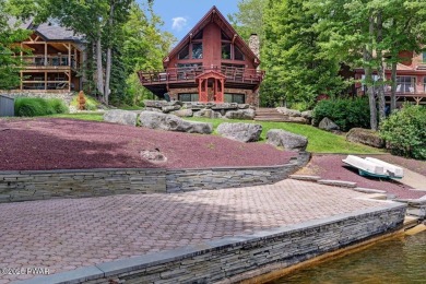 Roamingwood Lakefront Home with Stunning Straight-On Views - on The Hideout Golf in Pennsylvania - for sale on GolfHomes.com, golf home, golf lot