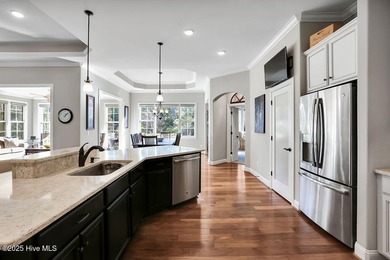 A stunning house built by Kent Homes with too many upgrades to on Cape Fear National At Brunswick Forest in North Carolina - for sale on GolfHomes.com, golf home, golf lot