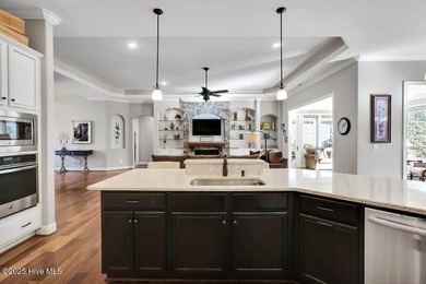 A stunning house built by Kent Homes with too many upgrades to on Cape Fear National At Brunswick Forest in North Carolina - for sale on GolfHomes.com, golf home, golf lot