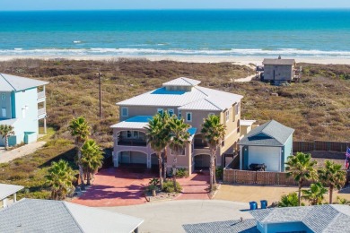 Outstanding Gulf views will amaze you from this 3 story home on Palmilla Beach Golf Club in Texas - for sale on GolfHomes.com, golf home, golf lot