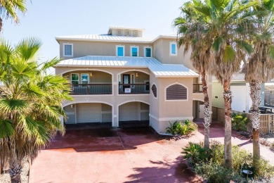 Outstanding Gulf views will amaze you from this 3 story home on Palmilla Beach Golf Club in Texas - for sale on GolfHomes.com, golf home, golf lot