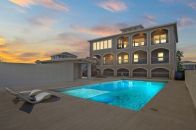 Outstanding Gulf views will amaze you from this 3 story home on Palmilla Beach Golf Club in Texas - for sale on GolfHomes.com, golf home, golf lot