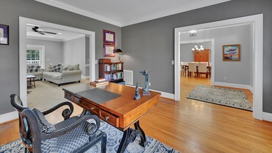 Beautiful brick Colonial home defined by classic symmetry on Ironwood Golf and Country Club in North Carolina - for sale on GolfHomes.com, golf home, golf lot