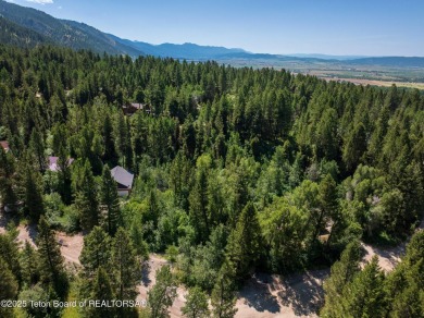 Tucked into the trees on a quiet street in Star Valley Ranch on Star Valley RV Golf Course in Wyoming - for sale on GolfHomes.com, golf home, golf lot