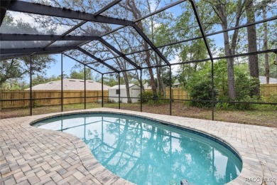 Your pool side paradise awaits! This 3 bedroom, 2 bath pool home on Citrus Springs Country Club in Florida - for sale on GolfHomes.com, golf home, golf lot