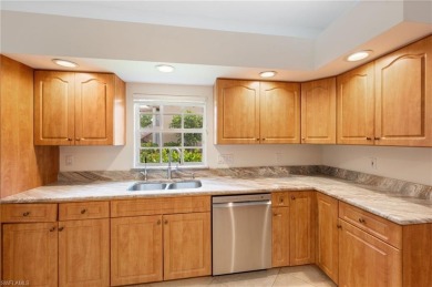 Discover Southwest Florida living in this 2-bedroom plus den on Cypress Lake Country Club in Florida - for sale on GolfHomes.com, golf home, golf lot