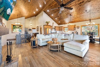 Built in 2025 this one of kind 5.7-acre property is only minutes on Waynesville Country Club Inn in North Carolina - for sale on GolfHomes.com, golf home, golf lot