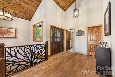 Built in 2025 this one of kind 5.7-acre property is only minutes on Waynesville Country Club Inn in North Carolina - for sale on GolfHomes.com, golf home, golf lot