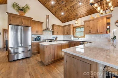 Built in 2025 this one of kind 5.7-acre property is only minutes on Waynesville Country Club Inn in North Carolina - for sale on GolfHomes.com, golf home, golf lot