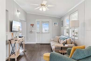 A beautifully updated 2-bedroom, 1-bathroom manufactured home in on Polo Park East in Florida - for sale on GolfHomes.com, golf home, golf lot