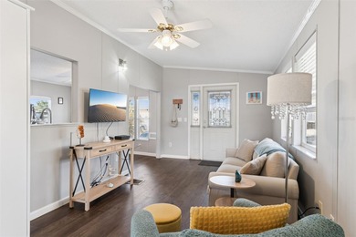 A beautifully updated 2-bedroom, 1-bathroom manufactured home in on Polo Park East in Florida - for sale on GolfHomes.com, golf home, golf lot