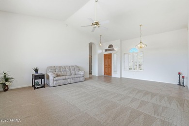 GOLF COURSE VIEW LOT! Golf Cart INCLUDED- Nice bright open floor on Mountain Brook Golf Club in Arizona - for sale on GolfHomes.com, golf home, golf lot