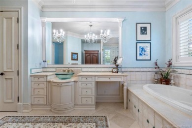 This Mediterranean estate seamlessly blends old-world charm w on Sailfish Point Golf Club, Inc. in Florida - for sale on GolfHomes.com, golf home, golf lot