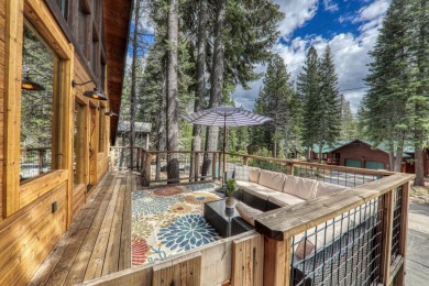 This beautiful three-bedroom, two-bath A-frame cabin perfectly on Tahoe Donner Golf Course in California - for sale on GolfHomes.com, golf home, golf lot