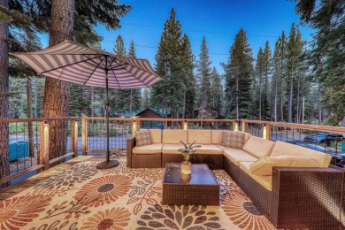 This beautiful three-bedroom, two-bath A-frame cabin perfectly on Tahoe Donner Golf Course in California - for sale on GolfHomes.com, golf home, golf lot