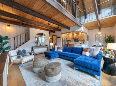 This beautiful three-bedroom, two-bath A-frame cabin perfectly on Tahoe Donner Golf Course in California - for sale on GolfHomes.com, golf home, golf lot