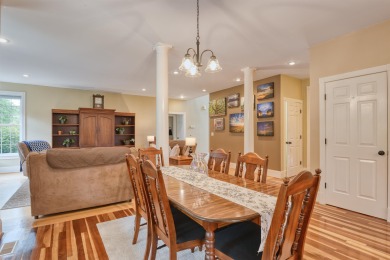 This Stately, all brick colonial is situated on over 1/2 acre on Pete Dye River Course of Virginia Tech in Virginia - for sale on GolfHomes.com, golf home, golf lot