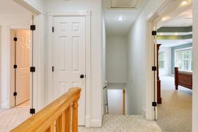 This Stately, all brick colonial is situated on over 1/2 acre on Pete Dye River Course of Virginia Tech in Virginia - for sale on GolfHomes.com, golf home, golf lot