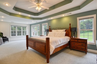 This Stately, all brick colonial is situated on over 1/2 acre on Pete Dye River Course of Virginia Tech in Virginia - for sale on GolfHomes.com, golf home, golf lot