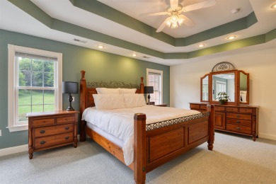 This Stately, all brick colonial is situated on over 1/2 acre on Pete Dye River Course of Virginia Tech in Virginia - for sale on GolfHomes.com, golf home, golf lot