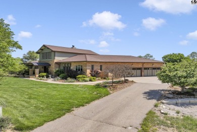 This unique Prairie-Style Craftsman home on 6 acres sits on Prairie Dunes Country Club in Kansas - for sale on GolfHomes.com, golf home, golf lot