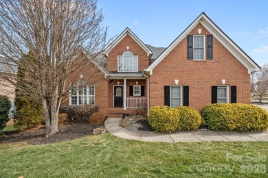 Stunning, custom-built full brick home perfectly positioned with on Fox Den Country Club in North Carolina - for sale on GolfHomes.com, golf home, golf lot
