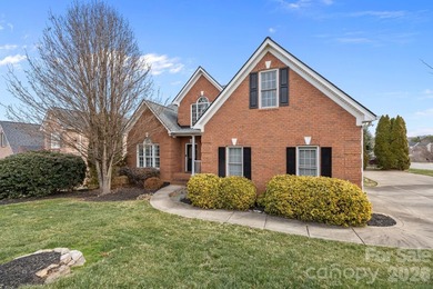 Stunning, custom-built full brick home perfectly positioned with on Fox Den Country Club in North Carolina - for sale on GolfHomes.com, golf home, golf lot