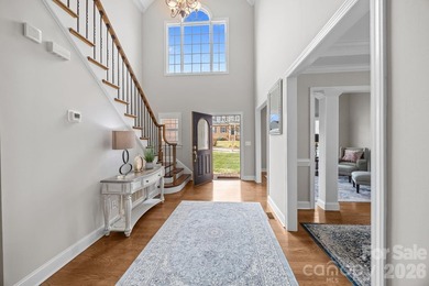 Stunning, custom-built full brick home perfectly positioned with on Fox Den Country Club in North Carolina - for sale on GolfHomes.com, golf home, golf lot