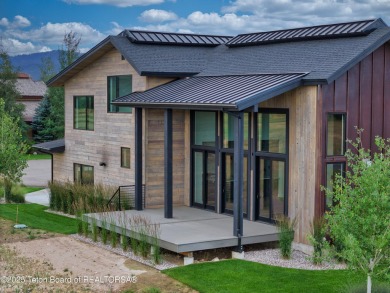 New modern ''twin'' home in Teton Reserve at the end of a on Teton Reserve in Idaho - for sale on GolfHomes.com, golf home, golf lot