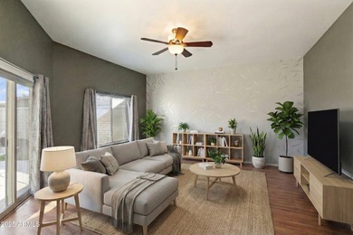 Step inside a residence that blends comfort with a polished on Sun City Lakes West and East in Arizona - for sale on GolfHomes.com, golf home, golf lot