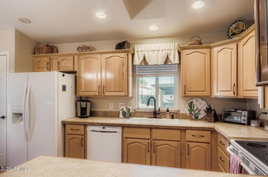 Welcome home to this charming corner lot, 2-bedroom, 2-bath on Viewpoint Golf Resort in Arizona - for sale on GolfHomes.com, golf home, golf lot