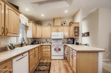 Welcome home to this charming corner lot, 2-bedroom, 2-bath on Viewpoint Golf Resort in Arizona - for sale on GolfHomes.com, golf home, golf lot