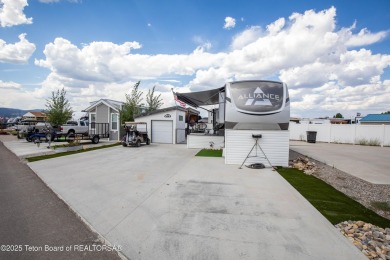 Come see this awesome setting with Farm Sun Shelter (216 sq ft) on Star Valley RV Golf Course in Wyoming - for sale on GolfHomes.com, golf home, golf lot