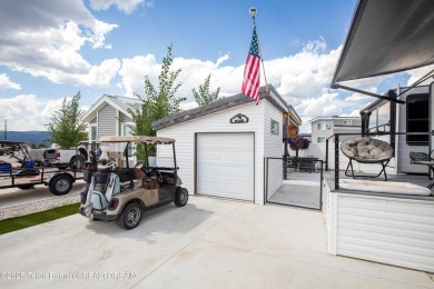 Come see this awesome setting with Farm Sun Shelter (216 sq ft) on Star Valley RV Golf Course in Wyoming - for sale on GolfHomes.com, golf home, golf lot