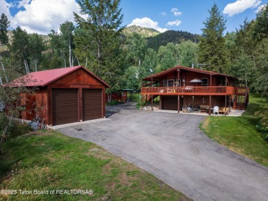 Tucked back on a secluded 1 acre lot sits this 3 bedroom 3 bath on Star Valley RV Golf Course in Wyoming - for sale on GolfHomes.com, golf home, golf lot