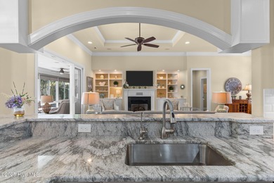 Wait no longer this pristine Fogleman custom-built home sits in on Cape Fear National At Brunswick Forest in North Carolina - for sale on GolfHomes.com, golf home, golf lot