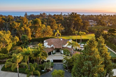 This gated Spanish-style Estate is perfectly nestled between the on Montecito Country Club in California - for sale on GolfHomes.com, golf home, golf lot