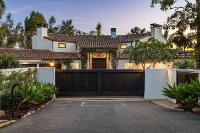 This gated Spanish-style Estate is perfectly nestled between the on Montecito Country Club in California - for sale on GolfHomes.com, golf home, golf lot