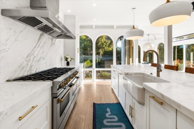 This gated Spanish-style Estate is perfectly nestled between the on Montecito Country Club in California - for sale on GolfHomes.com, golf home, golf lot