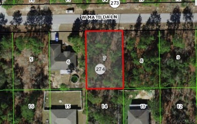 Buildable Lot in Citrus Springs presents an excellent on Pine Ridge Community Golf and Country Club in Florida - for sale on GolfHomes.com, golf home, golf lot