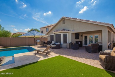Beautiful home that backs to the San Tan Highlands Golf Course on The Golf Club At Johnson Ranch in Arizona - for sale on GolfHomes.com, golf home, golf lot