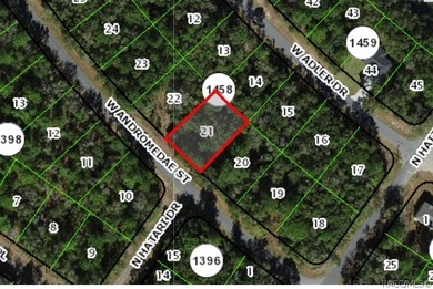 Buildable Lot in Citrus Springs presents an excellent on Citrus Springs Country Club in Florida - for sale on GolfHomes.com, golf home, golf lot